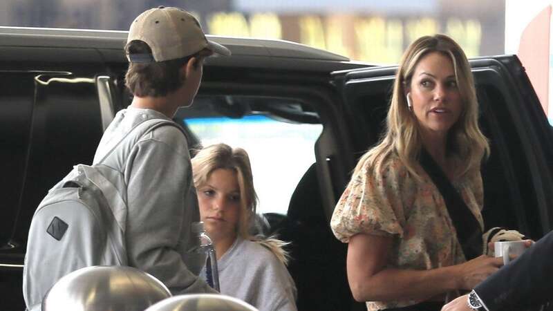 Christine Baumgartner seen heading into LAX (Image: LionsShareNews / BACKGRID)