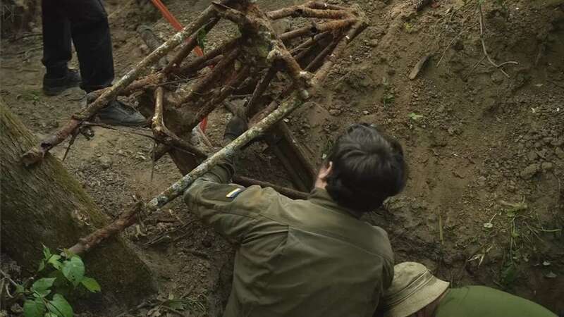 Part of the remains of one of the aircraft (Image: STATE AVIATION MUSEUM)