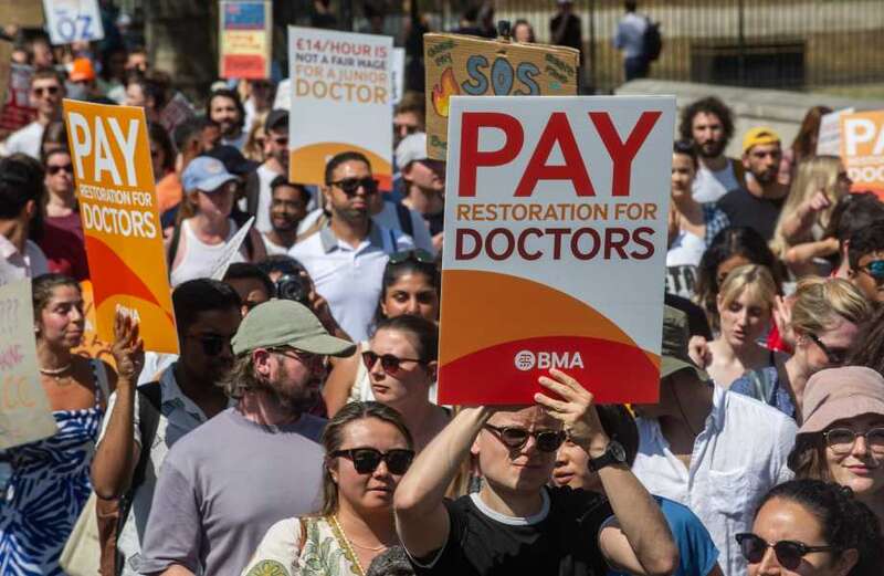 Top doc slams senior medics demanding 35% pay rise despite earning £128k