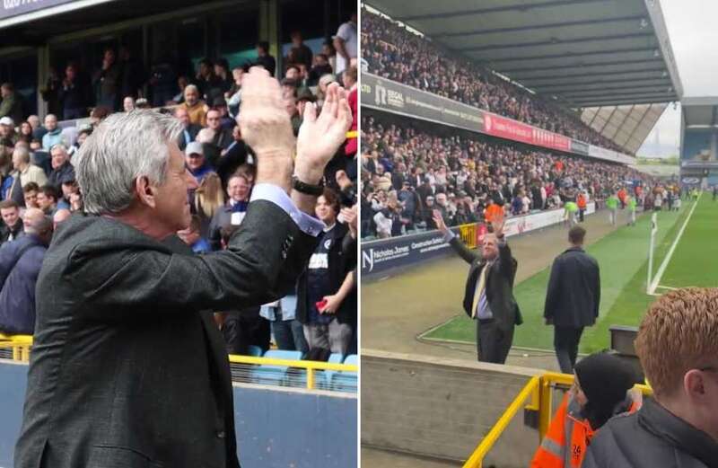 Moment Millwall owner given standing ovation at last game weeks before death