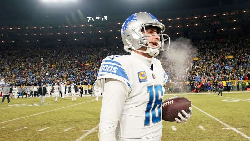 Jared Goff #16 of the Detroit Lions