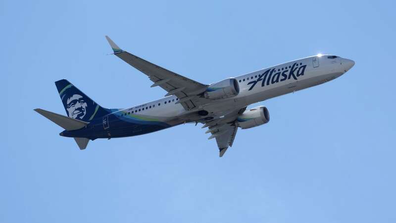 An Alaska Airlines plane was forced to make an emergency landing (Image: Getty Images)