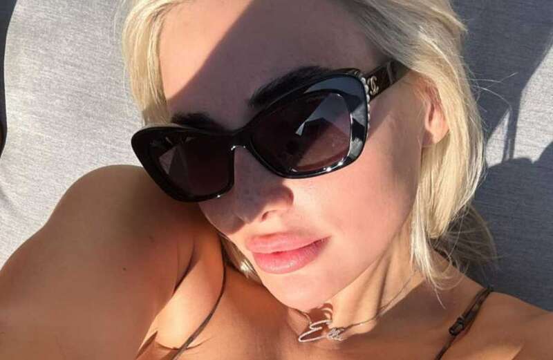 Love Island's Ellie Brown looks incredible as she sunbathes in leopard bikini