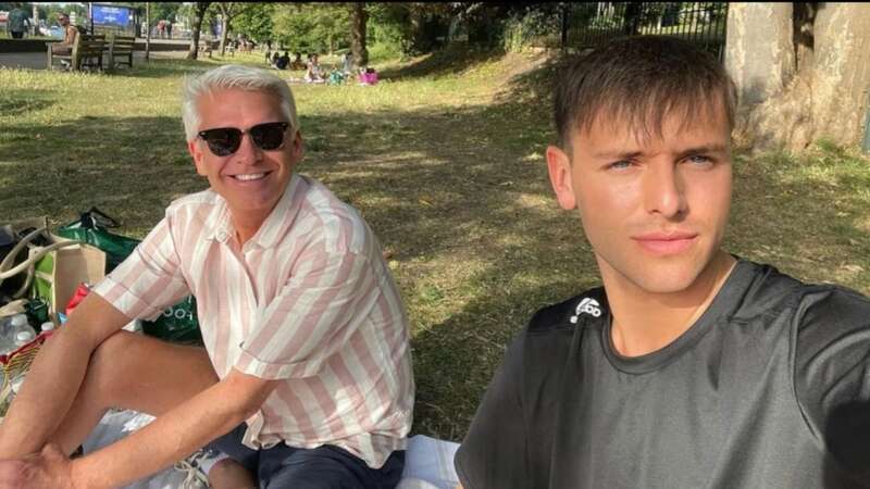 Phillip Schofield photographed with Ben Perryman - who plead guilty to revenge porn crimes in 2018 (Image: Instagram/benperryman)