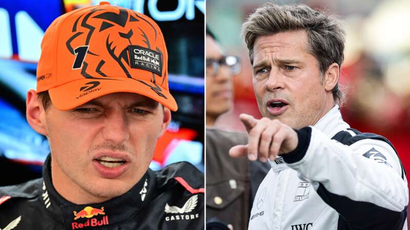 Brad Pitt joined real-life F1 stars to film scenes for his new movie at Silverstone (Image: Getty Images)