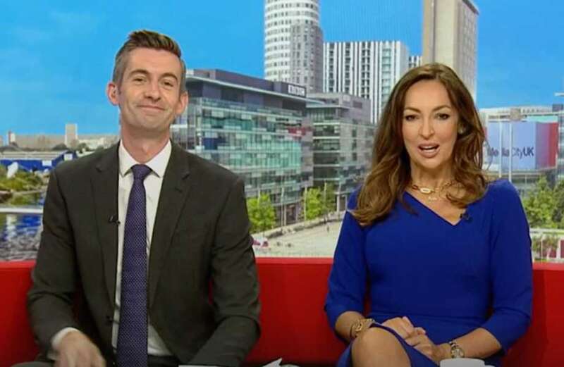 BBC Breakfast's Sally Nugent leaves fans hot under collar in body-hugging dress