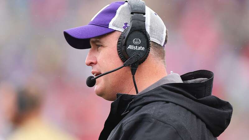 College football coach Pat Fitzgerald has been fired by Northwestern. (Image: Getty Images)