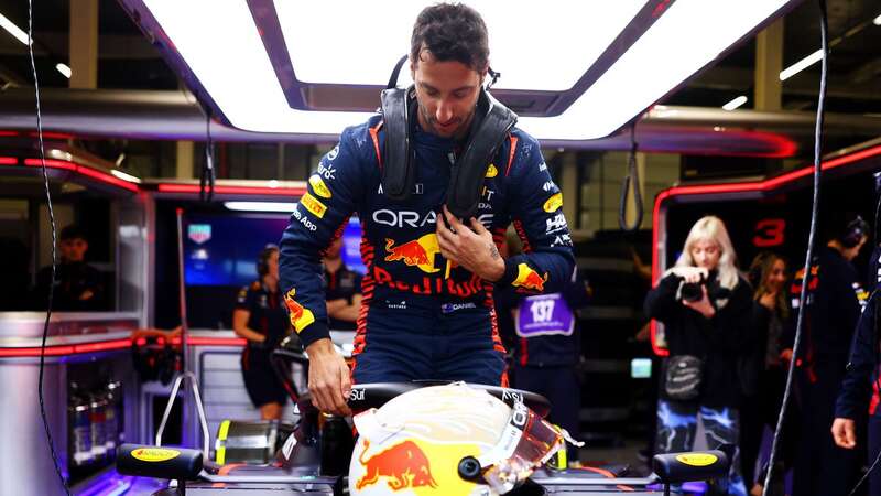 Ricciardo has his first taste of a 2023 F1 car on Tuesday (Image: Getty Images)