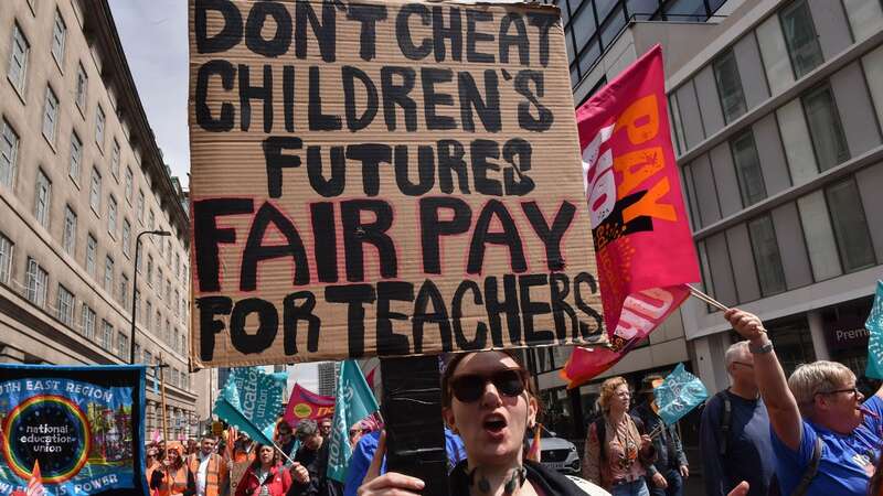 A staggering 88.5% of eligible members of the NASUWT voted in favour to support strike action (Image: Zuma Press/PA Images)