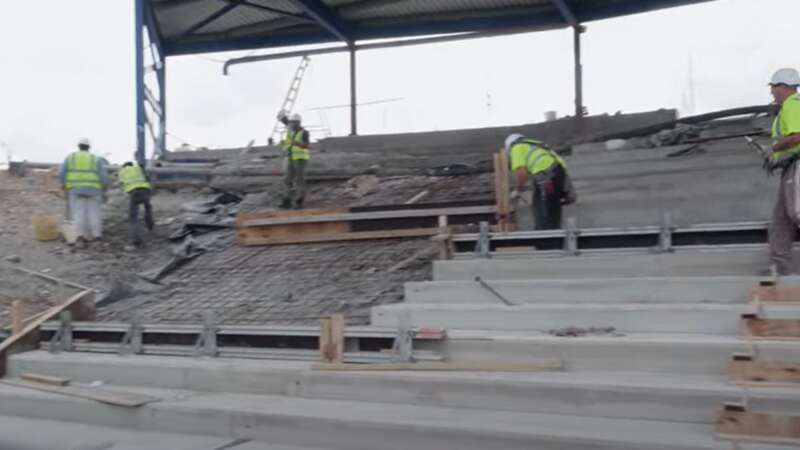 A former Premier League ground is being redeveloped