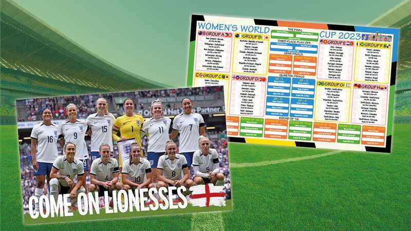 FIFA Women’s World Cup Fixtures Wallchart FREE inside your Daily Mirror