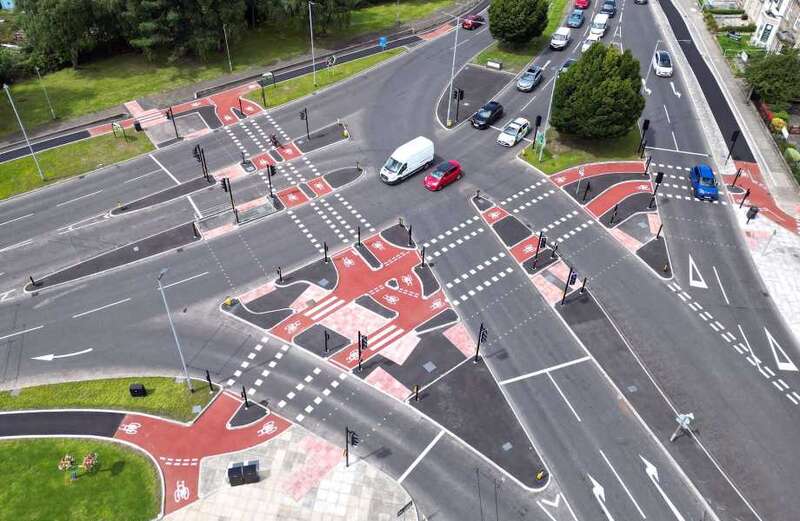 UK's most complicated cycle lane junction revealed