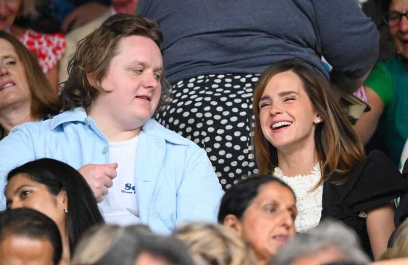 Lewis Capaldi spotted with Emma Watson at Wimbledon after Glastonbury heartache