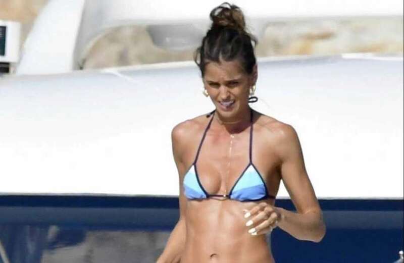 Sex-mad Wag Izabel Goulart strips down to barely-there bikini on holiday