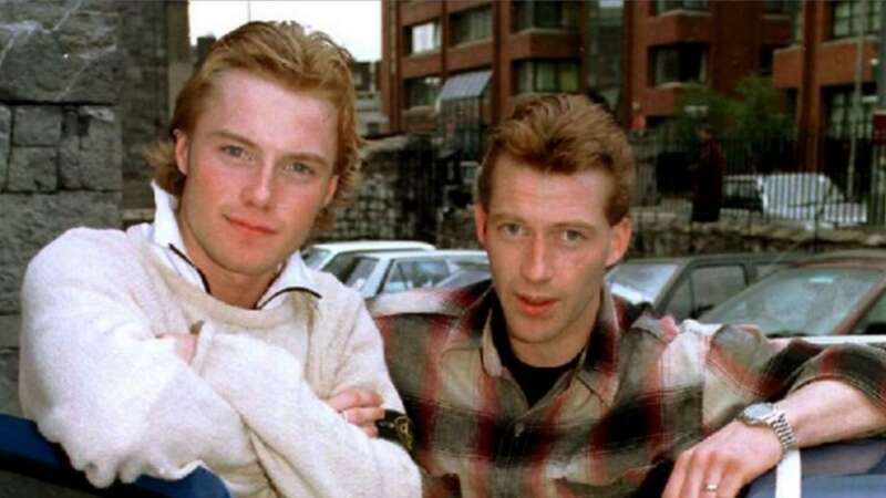 Ronan Keating and his brother Ciaran, who has tragically died