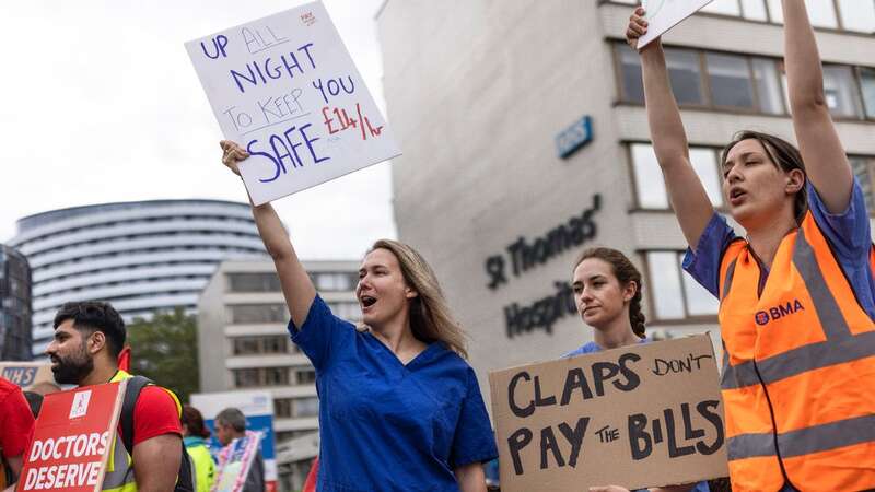 Junior doctors in England have been on strike - with consultants set to walk out this week (Image: Getty Images)