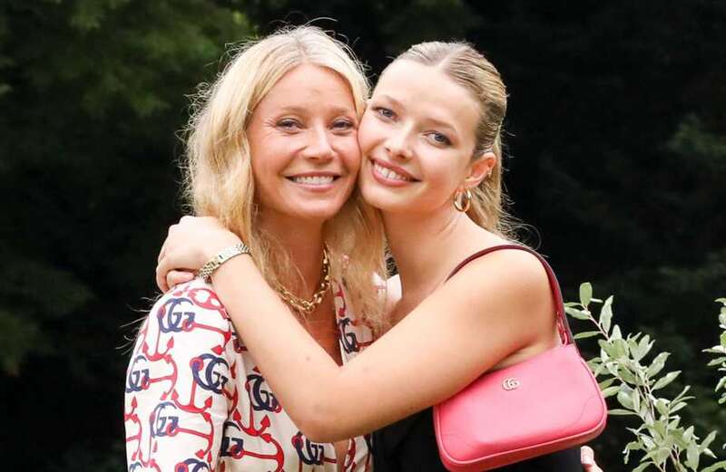 Gwyneth Paltrow's daughter Apple, 19, looks like star's twin in black mini dress