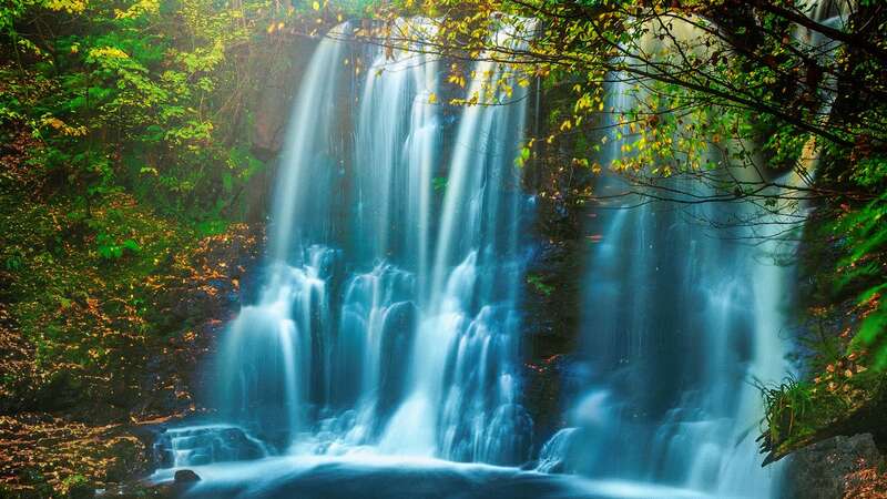 The Glenariff Waterfall, in Co Antrim, came out as one of the UK