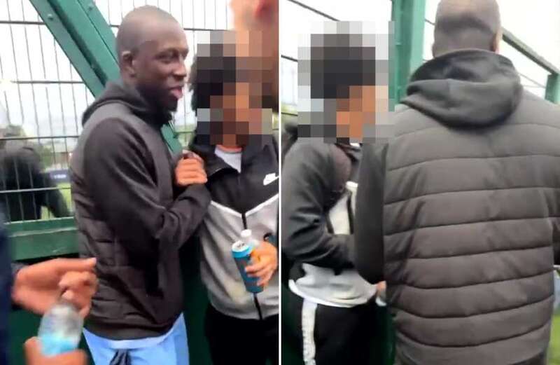 Mendy grins at kick-about in Man City's colours after being cleared of rape