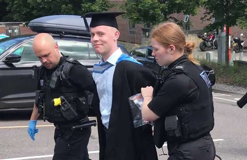 Snooker Championships eco yob nicked for causing havoc at his own graduation