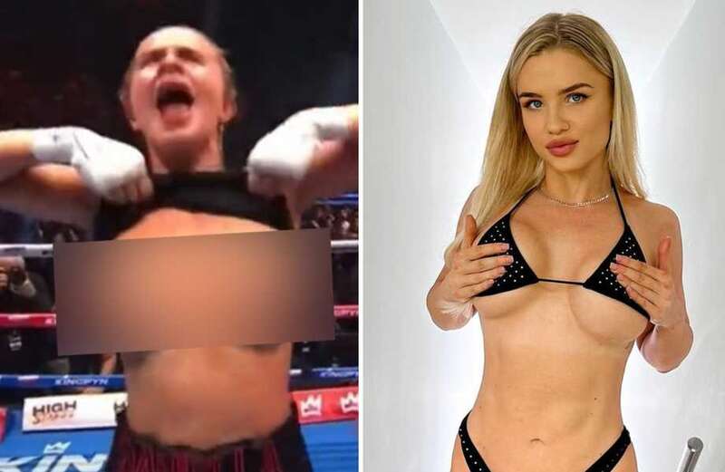 Kingpyn flasher Daniella's boyfriend slams Hearn and says 'get your t**s out'