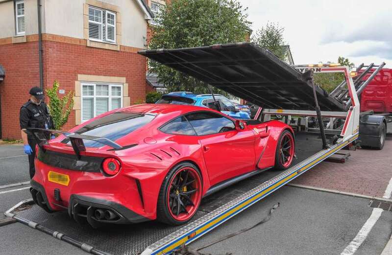 Police seize Ferrari and £50,000 in cash during raid on 'botox cowboys'