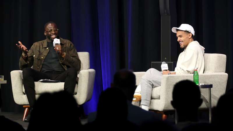 Draymond Green has made a claim about New York Knicks fans while chatting to Atlanta Hawks guard Trae Young (Image: Kayla Oaddams/Getty Images for UNINTERRUPTED)