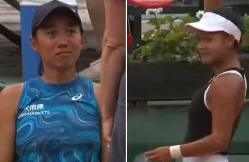 Tennis star slammed for 'disgusting' act that sees opponent RETIRE in tears