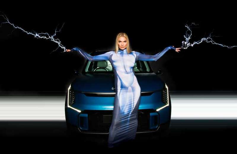 Inside Kia's advert that sees Jodie Kidd zapped with ONE MILLION volts