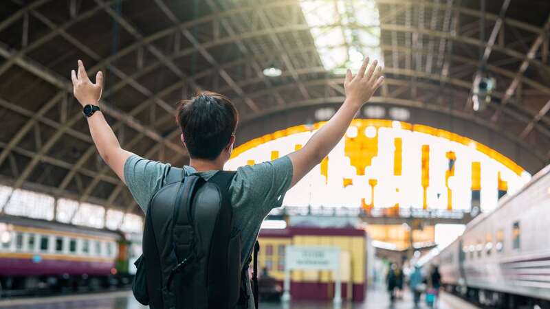 The Greenpeace report found the shocking difference between the price of trains and planes (Image: Getty Images)