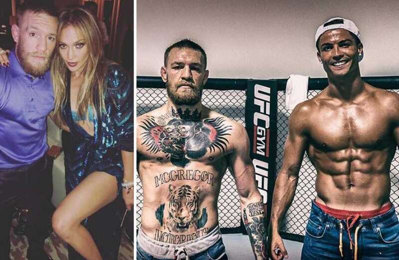 McGregor partied with JLo after Ronaldo invited him to her Vegas birthday