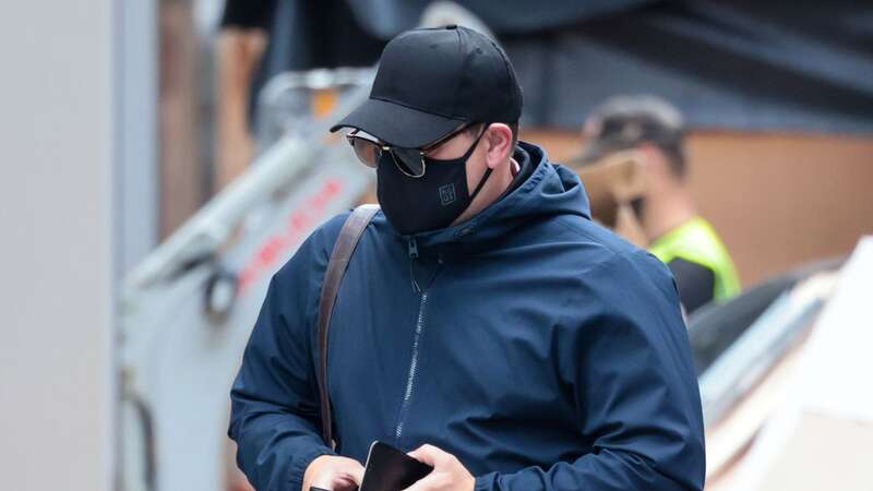 Manchester City fan David Murphy has been fined and handed a football banning order for making gestures mocking the Hillsborough tragedy (Image: Manchester Evening News)