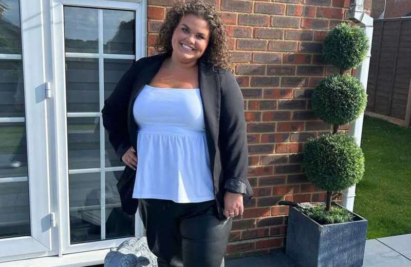 Gogglebox’s Amy Tapper shows off three stone weight loss in leather trousers