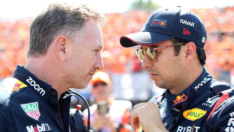 Sergio Perez joined Max Verstappen on the Budapest podium (Image: Getty Images)