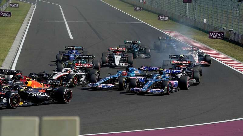 Esteban Ocon and Pierre Gasly had their races ruined by a crash at the first corner (Image: Hasan Bratic/picture-alliance/dpa/AP Images)