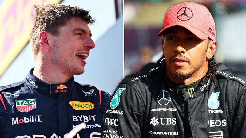 Verstappen was already ahead of Hamilton heading into the first corner (Image: Getty Images)