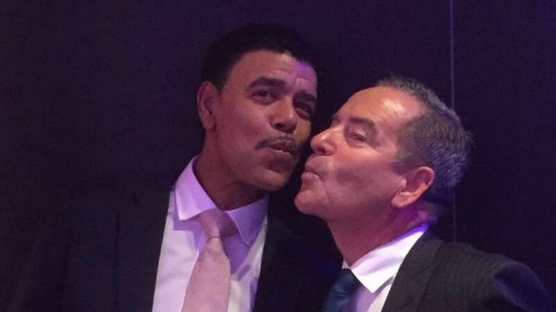 Chris Kamara and Jeff Stelling are good friends (Image: @chris_kammy/Twitter)