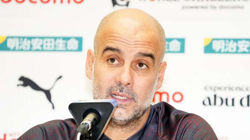 Pep Guardiola during Man City