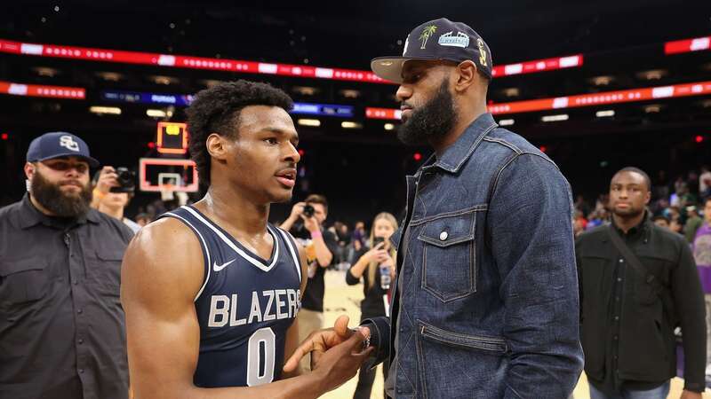 Bronny James suffered a cardiac arrest in practice. (Image: Alex Bierens de Haan/Getty Images)