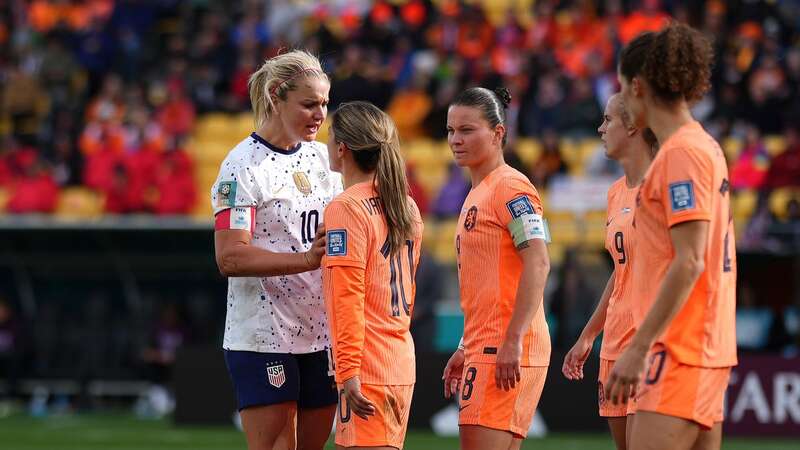 USWNT star Lindsey Horan scored moments after clashing with Danielle van de Donk. (Image: Getty Images)