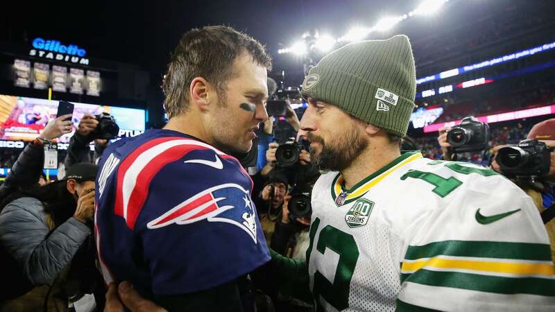 Aaron Rodgers was praised by Skip Bayless for taking a pay cut in a revised contract with the New York Jets (Image: Mike Stobe/Getty Images)