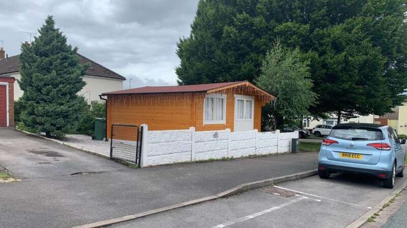 A man was ordered to repaint his shed despite neighbours not complaining about it (Image: WALES ONLINE)