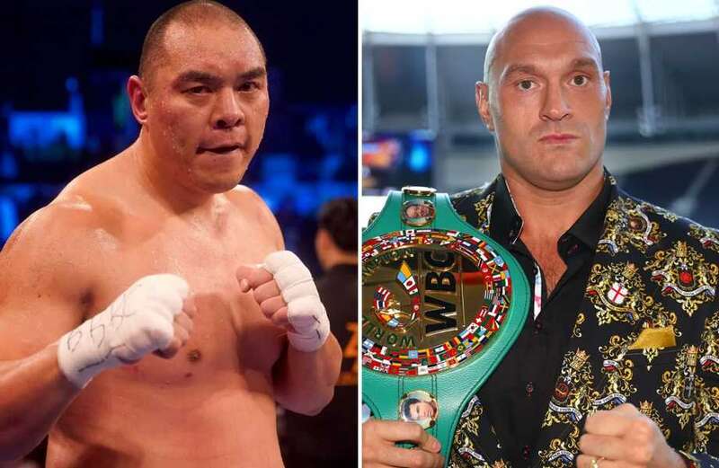 Fury is a disgrace to boxing... shame on him, blasts heavyweight rival Zhang