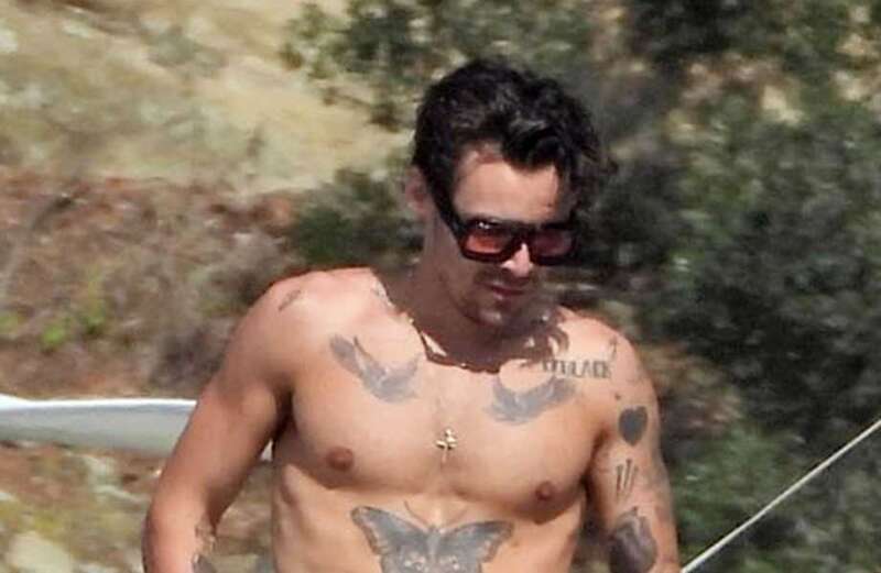 Harry Styles flashes ‘tattoo dedication to ex Olivia Wilde’ on boat trip