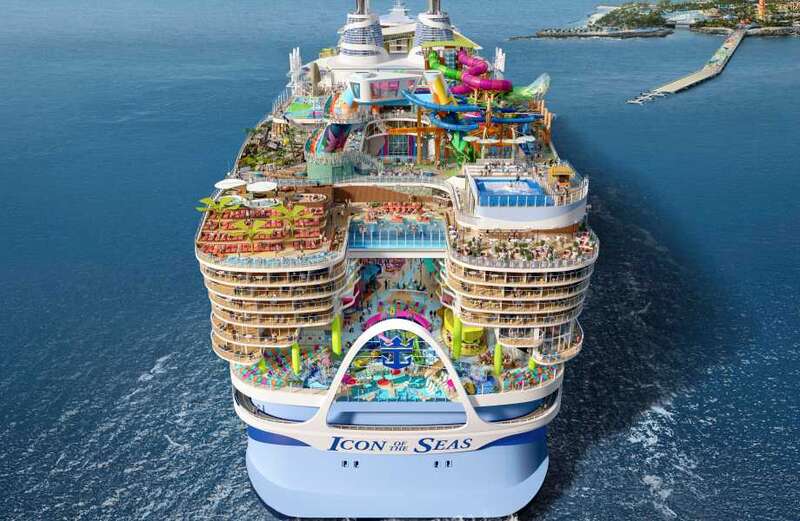 Biggest-ever cruise ship gets world-first promenade & record-breaking waterpark