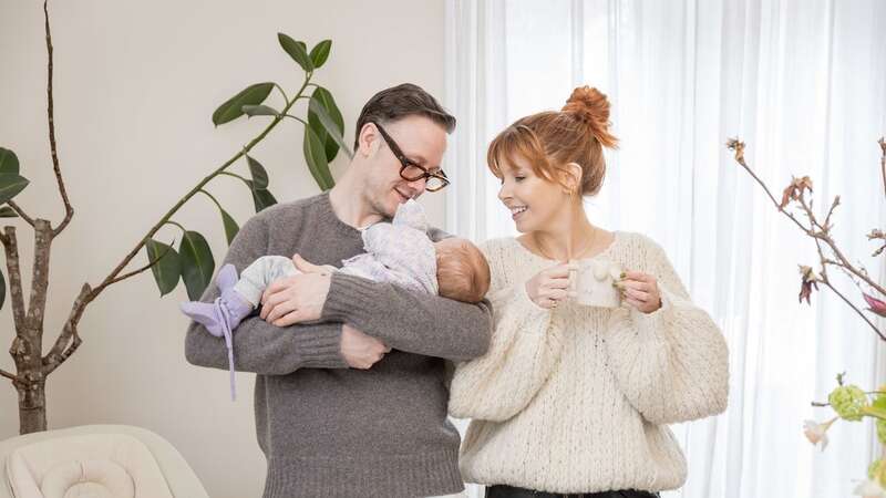 Stacey and Kevin with Minnie (Image: UKTV)