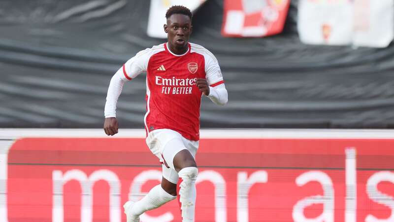 Folarin Balogun could face frustration this summer as uncertainty surrounds his long-term Arsenal future (Image: Alex Grimm/Getty Images)