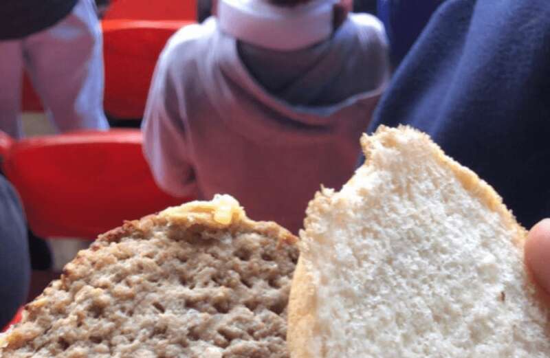 Fans crown Scottish football stadium's snack the 'most depressed burger ever'