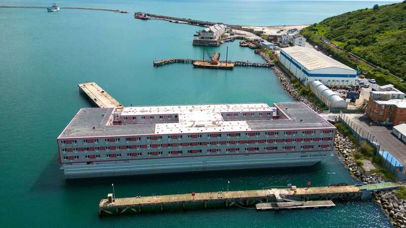 First migrants could board barge off Dorset today despite over-crowding fears