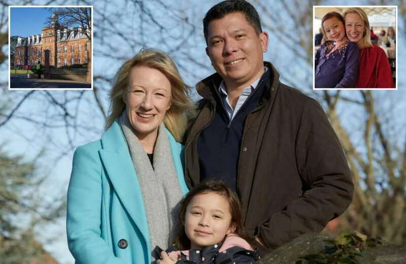 House where Epsom College head shot dead with daughter, 7, by husband demolished